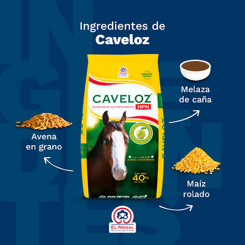 Caveloz 40kg Alimento Para Caballo