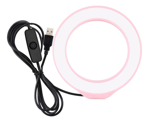 Lámpara Led Led Rosa Con Relleno De Anillo, 12 Cm, Para Tran