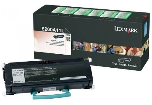 Toner Lexmark E260a11l Negro Rendimiento 3,500 Paginas