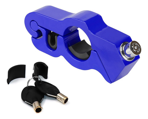 Cerradura De Manillar De Motocicleta Universal Antirrobo Azu