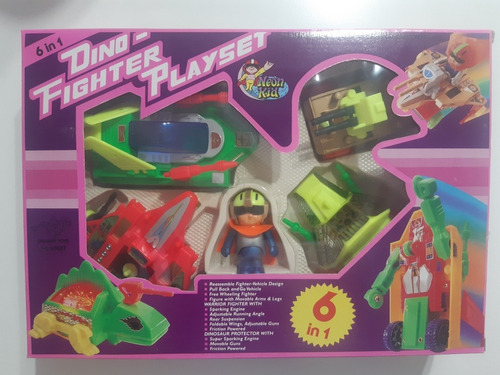 Dino Fighter Playset Retro No Japon Robot Fluor Vintage