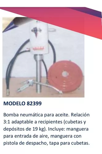 Modelo: 1273D; Engrasadora Manual Cap. 13 kg – Nufetisa