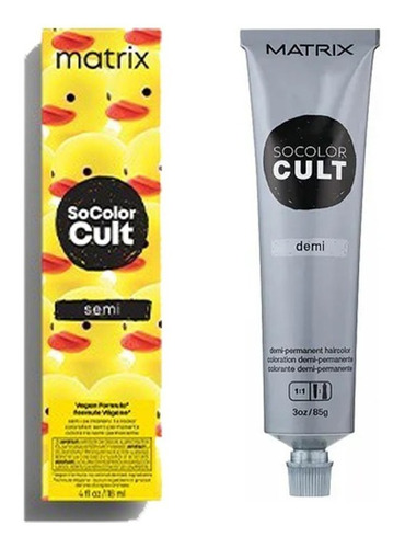 Tintura Matrix Socolor Cult De Fantasía Amarillo 90ml 