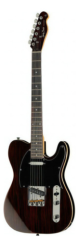 Guitarra eléctrica Harley Benton Deluxe Series TE-70 de tilo/palo de rosa natural high gloss con diapasón de amaranto