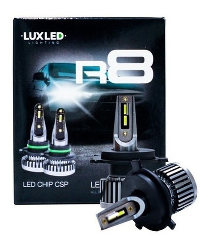 Kit Cree Led R8 42w 12v Chip Csp Sin Cooler 60000 Lum + 2t10