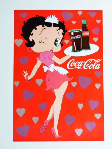 Poster Coca Cola Betty Bopp Mesera