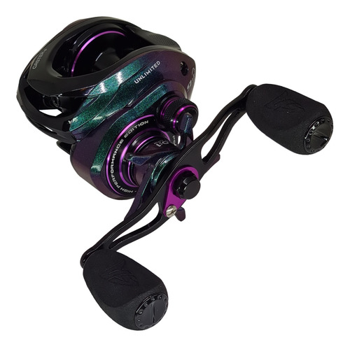 Imagen 2 de 4 de Reel Huevito Caster Unlimited Xcs 110 L Bait 10 Rulemanes