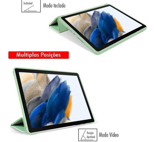 Imagem 3 de 5 de Capa Smart Para Samsung Galaxy Tab A8 10.5p X200 / X205 2021