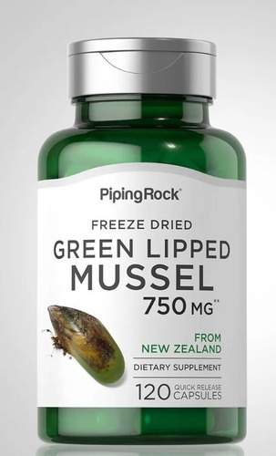 Mejillones Labios Verdes | Green Lipped Mussels 750 Mg X 120 Sabor Neutro