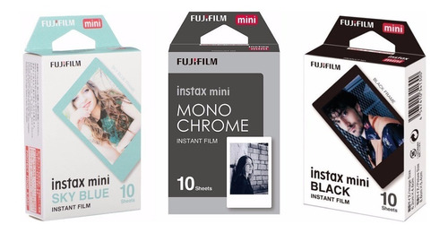 Rollo 10 Fotos Camara Fuji Instax Mini Film Colores Unicos