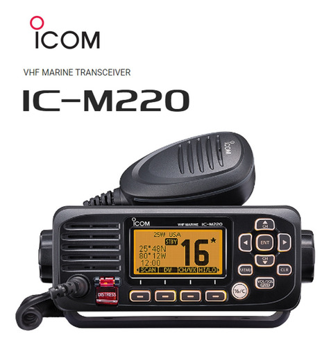 Radio Vhf Fijo Marina Icom Ic-m220 Lancha Barco Original!
