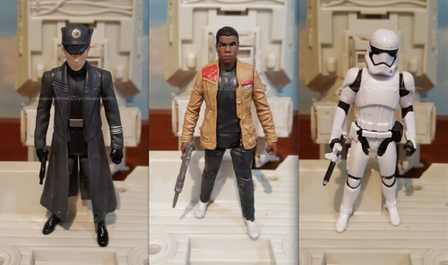 The Force Awakens 3 Figuras Star Wars Stromtrooper Finn Hux