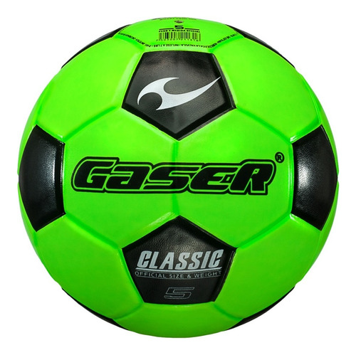 Balón Futbol Classic Fosforescente No.3, 4, 5 Gaser Color Verde Tamaño del balón 3