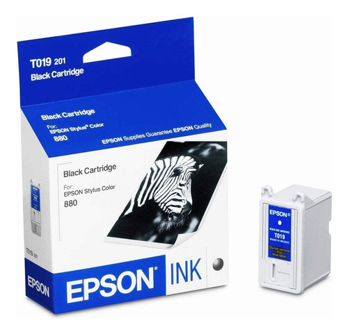 Cartucho De Tinta Epson T019201 Color Negro