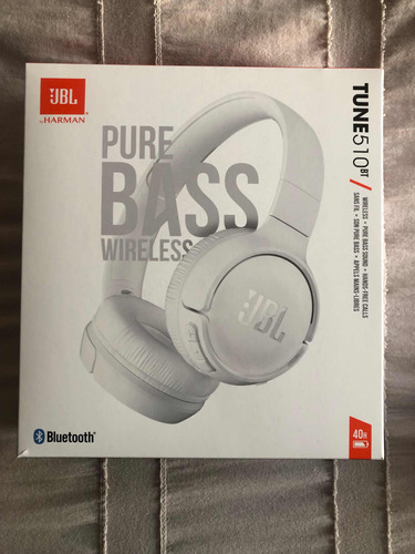 Jbl Tune 510 Bt Pure Bass Wireless Blancos En Buen Estado