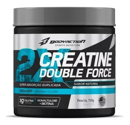 Creatine Double Force 150g - Monohidratada - Body Action