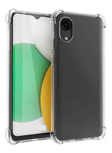 Carcasa Transparente Reforzada Para Samsung A03 Core