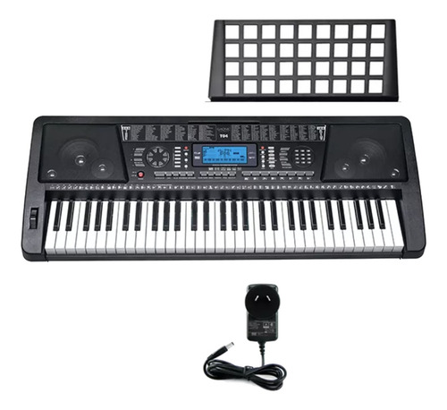 Imagen 3 de 3 de Teclado musical Gadnic T04 61 teclas Negro 220V