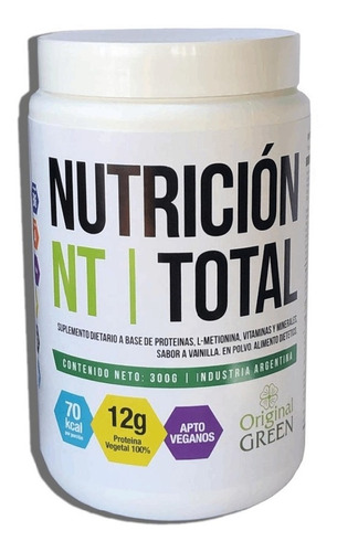 Nutrición Total Original Green 300g  Debilidad Muscular