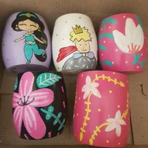 Comprar 5 Mates Pintados A Mano Ideal Reventa O Para Regalar