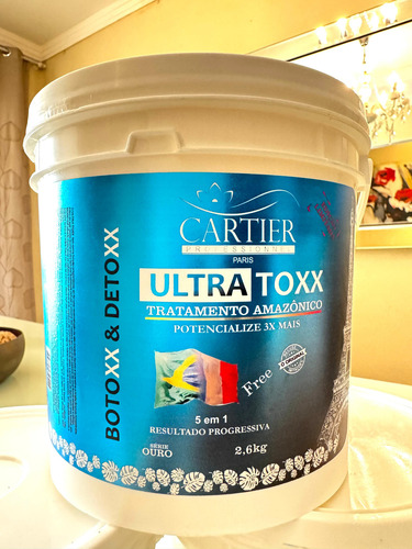 Ultratoxx Free(orgânico) Cartier Paris2,6kg Edição Limitada