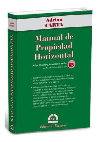 Manual De Propiedad Horizontal - Carta, Adrian