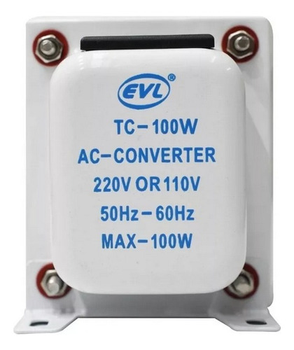 Transformador Convertidor 110 V A 220 V 100 Watts Potencia