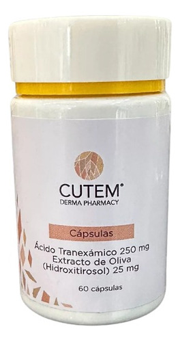 Cápsulas Ácido Tranexámico Cutem para piel melasma