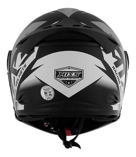Imagem 4 de 5 de Capacete Articulado Mixs Gladiator Storm Robocop