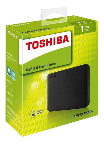 Disco Externo 1tb 2.5  Usb 3.0 Canvio Basics Negro