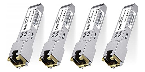 Pack 4 Sfp A Rj45 Gigabit Para Cisco Y Ubiquiti
