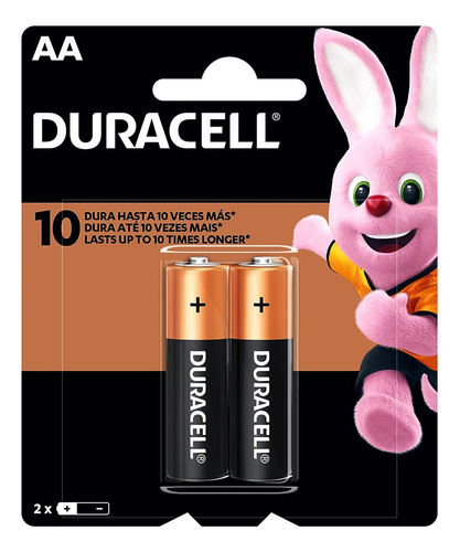 Pilha Duracell Alcalina Aa Com 2 Unidades 