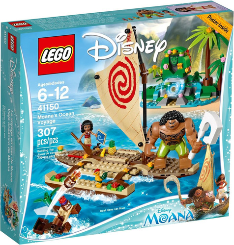 Lego L Disney Viaje Por El Océano De La Princesa Moana 41150