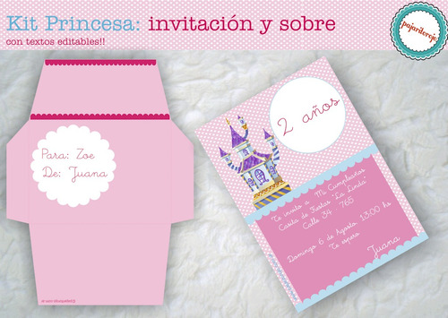 Kit Cumpleaños Princesa