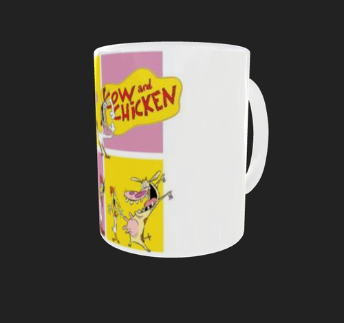 Tazón Personalizado 4 Imagenes La Vaca Y Pollito