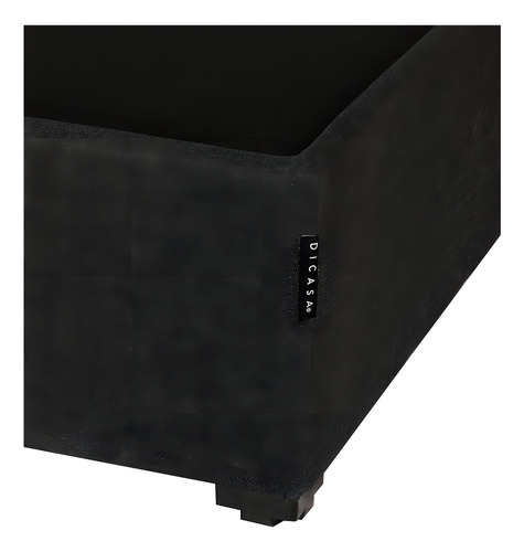 Base Cama Individual Dicasa Base Negro Belt