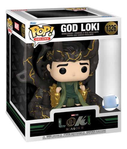 God Loki Funko Pop 1326 / Exclusivo Funkoshop Marvel Origina