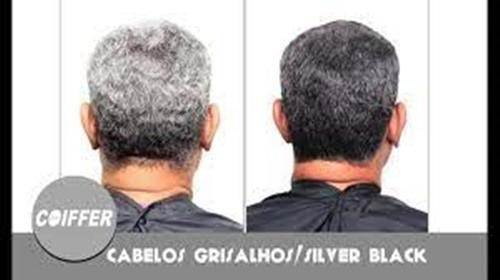 Imagem 3 de 7 de Shampoo Silver Black Para Cabelos Grisalhos