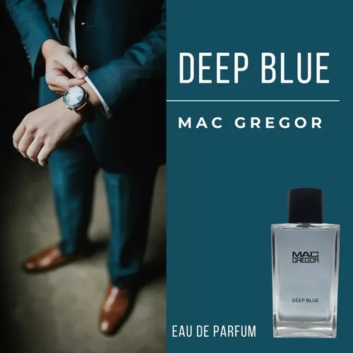 Perfume De Hombre Mac Gregor Deep Blue Fresco Citrico 100ml
