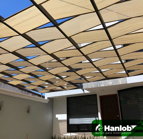Malla Sombra De 90% Para Pérgolas De 80cm X 4m