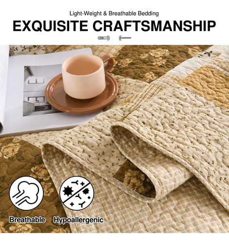 Colcha King Size Extra Grande Dduoxin - 120 Ancho X 120