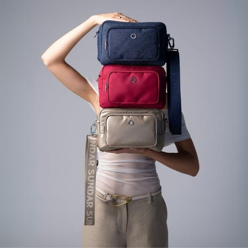 Crossbody Para Dama Sundar Laura Original Con Monedero