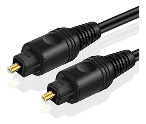 Cable Óptico Digital 50ft Para Sonido Tv, Altavoz, Ps4, Xbox