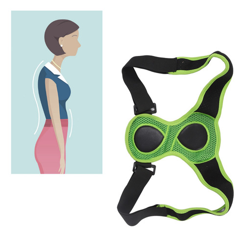 Corrector Postura Espalda Ajustable Faja Transpirable Unisex