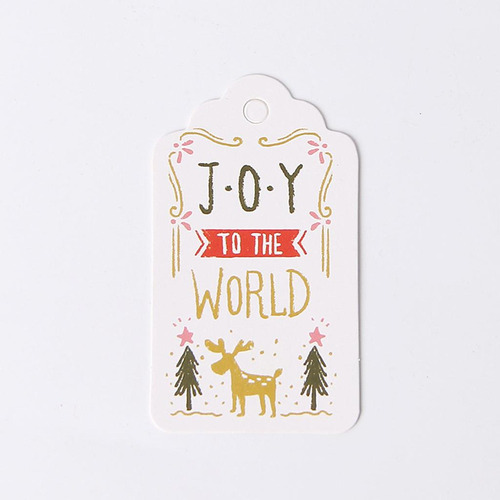 3 Paquete De 6x50 Etiquetas De Navidad En Papel 3 Piezas