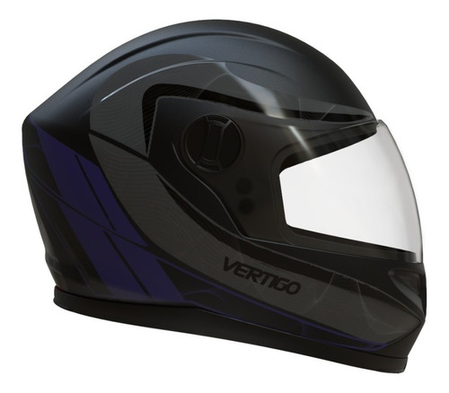 Casco Moto Vertigo V32 Warrior Mate Visor Cristal. Gravedadx