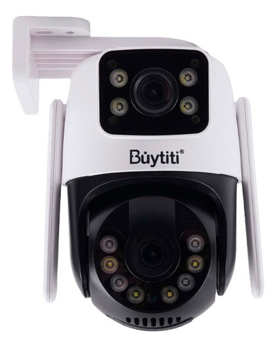 Cámara De Seguridad Para Exteriores Con Wi Fi Y 2 Antenas Color Blanco