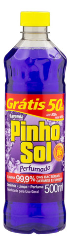 Limpador Pinho Sol Desinfetante Perfumado de Uso Geral Lavanda Pinho Sol em garrafa 500ml