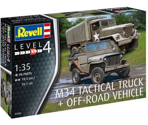 M34 Tactical Truck + Off-road Vehicle - 1/35 Revell 03260