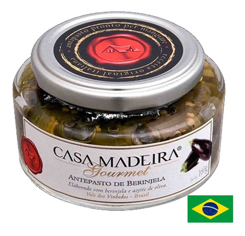 Antepasto De Berinjela Gourmet Casa Madeira 160g